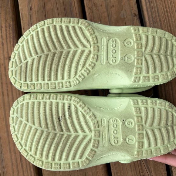 Light green Crocs w/ avocado and margarita jibbitz! - Picture 8 of 8